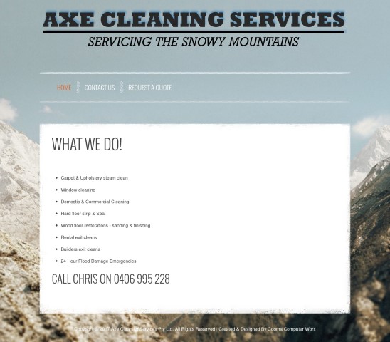 Axe Cleaning Services